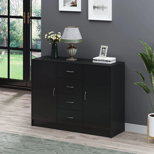 Detmold 120Cm Wide 4 Drawer Sideboard