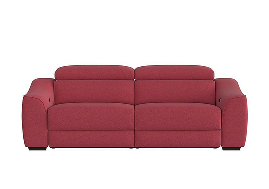 Elixir 3 Seater Fabric Sofa - Red