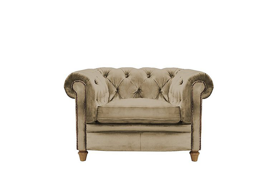 Alexander and James - New England Newport Fabric Armchair - Beige