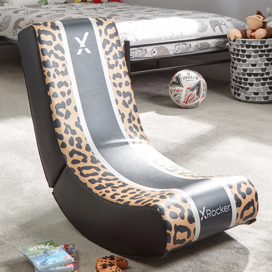 Video Rocker Leopard Gaming Chair