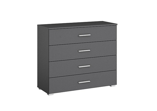 Rauch - Solo 4 Drawer Wide Chest - Grey
