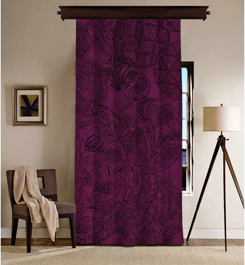 Guzman Track Insert Blackout Single Curtain