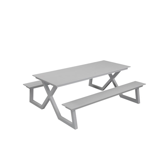 Aether Rectangular 8 - Person 200Cm L Outdoor Picnic Table