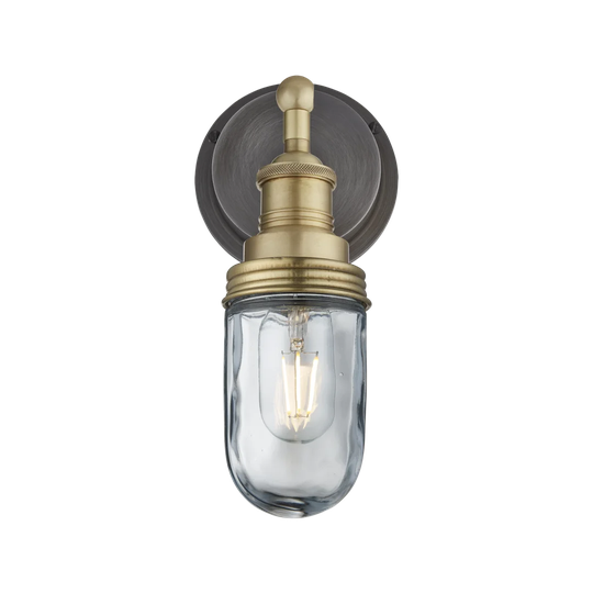 Brooklyn Brass Ring Outdoor Flush Mount Light