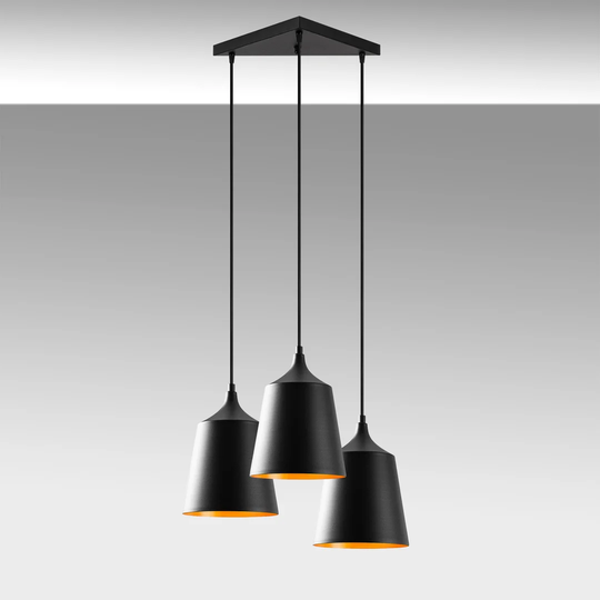 Monadnoc 3 - Light Cluster Cone Pendant