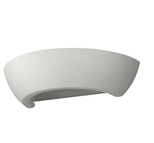 Oska 1 - Light White Flush Mounted Sconce