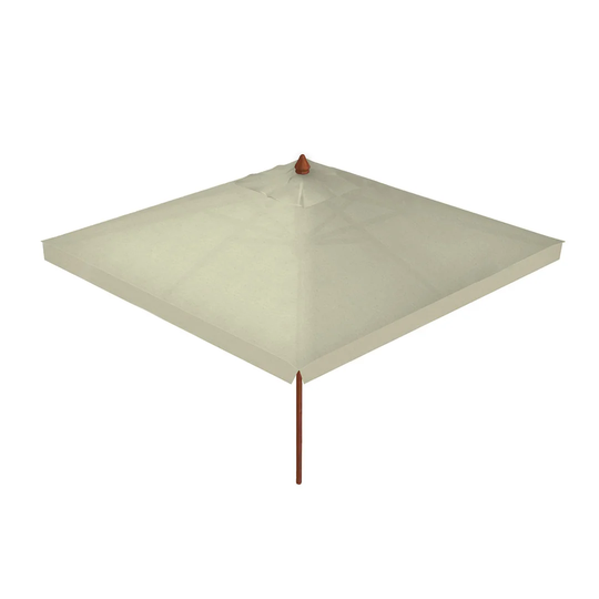 Etowah 4m Square Traditional Parasol