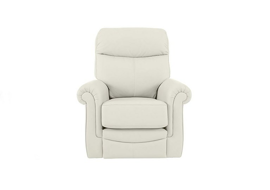G Plan - Avon Small Leather Armchair - Grey