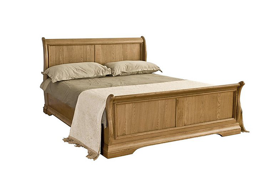 Versailles High Foot End Sleigh Bed Frame - Double