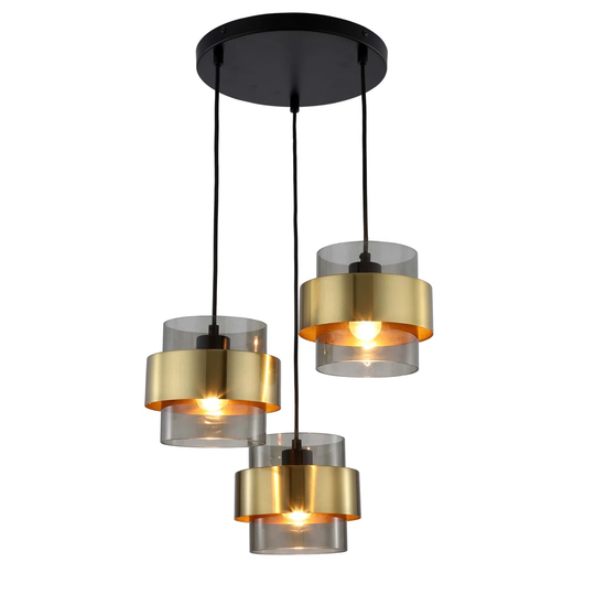 Bonniview 3 - Light Cluster Jar Pendant