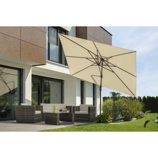 Rhodos 3.5m x 3.2m Rectangular Cantilever Parasol