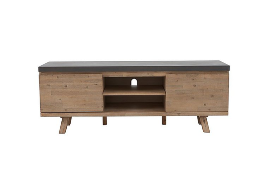 Fusion Large TV Unit - Brown