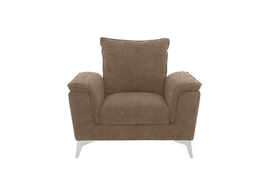 Monaco Fabric Chair - Brown