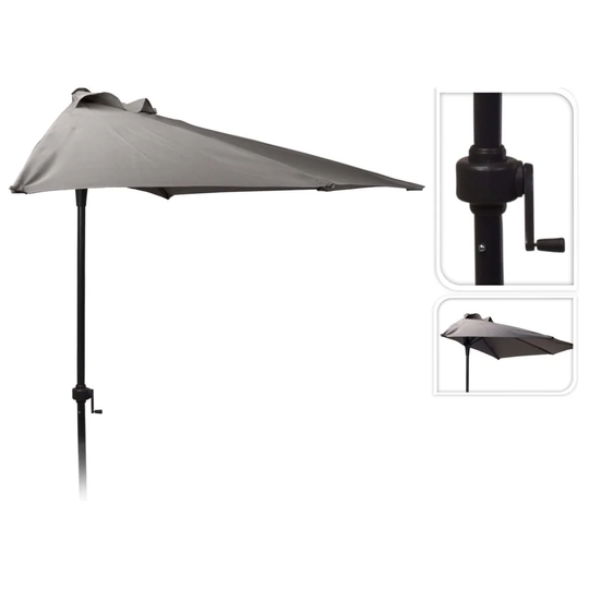 ProGarden Parasol 250cm Half Round