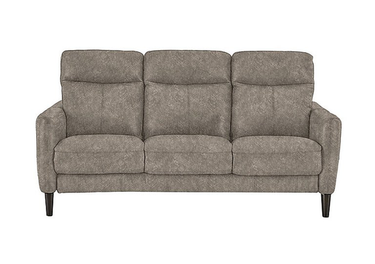 Compact Collection Petit 3 Seater Fabric Sofa - Mink