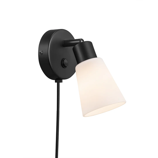 Hameed 1 - Light Black Wall Spotlight