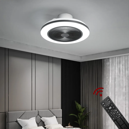 Ceiling fan with LED lighting D966DD2AE0D746839889522CA43F126D ceiling lamp 50cm 96W with remote control