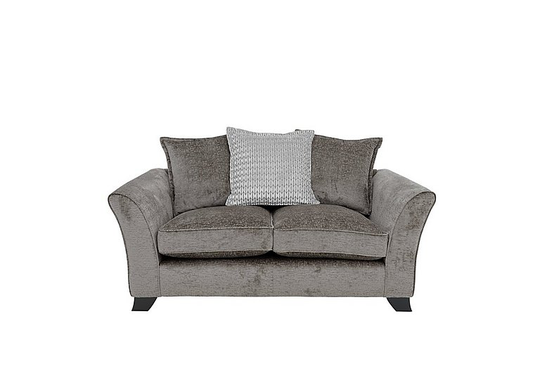 Sasha 2 Seater Scatter Back Sofa - Grey