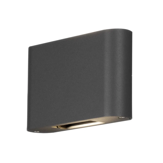 KONSTSMIDE LED Wall Light Chieri 2X6w Anthracite in , 11.5 H x 4.5 W