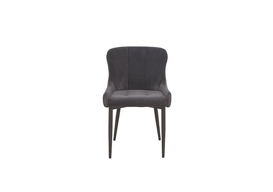 Kos Velvet Dining Chair - Grey