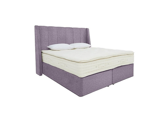 Hypnos - Bespoke Monarch Divan Set - King Size - Purple