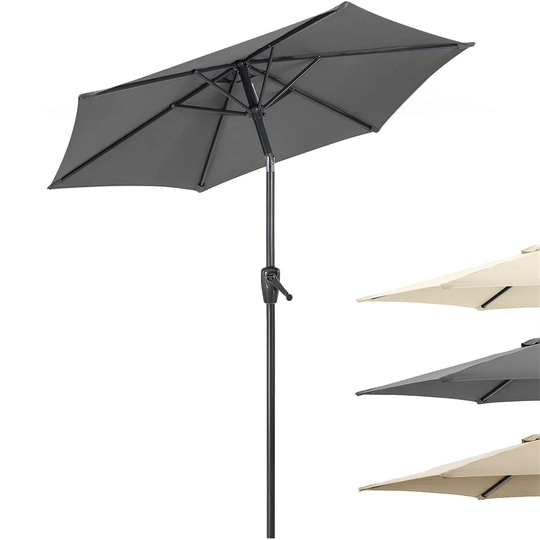 Rotan 2m Traditional Parasol