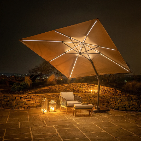 Aariyana 3m Square Parasol