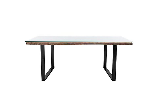 Noir Dining Table with U-Shaped Legs - 180-cm