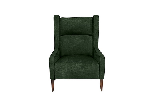 Boutique Palace Fabric Accent Chair - Green