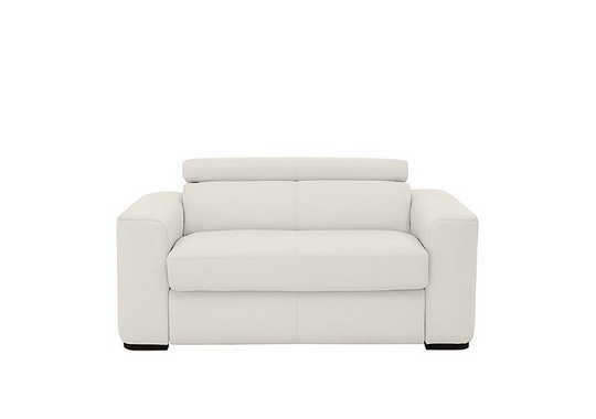 Infinity Leather Chair Sofabed - White- World of Leather