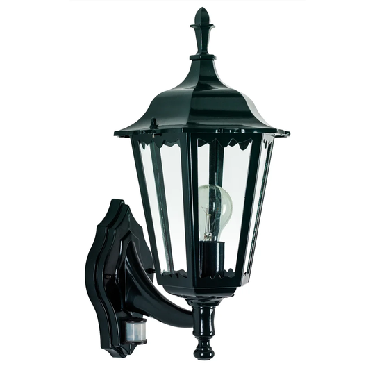 1 Light Outdoor Wall Lantern with Motion Sensor