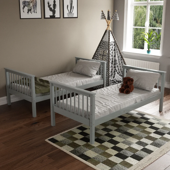 Muskoka Single (2.91') Solid Wood Standard Bunk Bed by Latitude Run