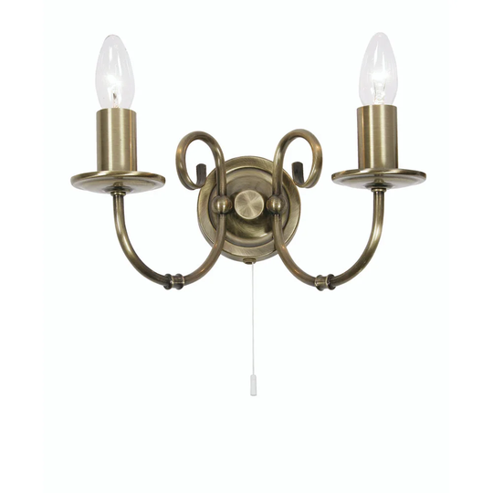 Bonifacio 2-Light Candle Wall Light