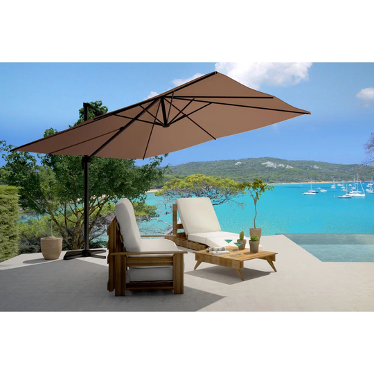 Aanyah 4m x 3m Rectangular Cantilever Parasol