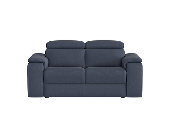 Nicoletti - Davide 2 Seater Fabric Sofa - Blue