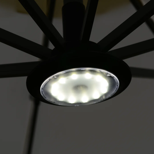 Bain Cantilever Umbrella Lighting