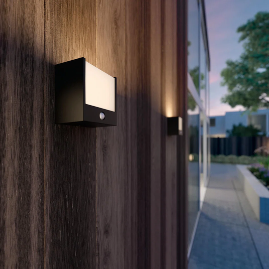 IR LED wall light Macaw 320lm with motion
