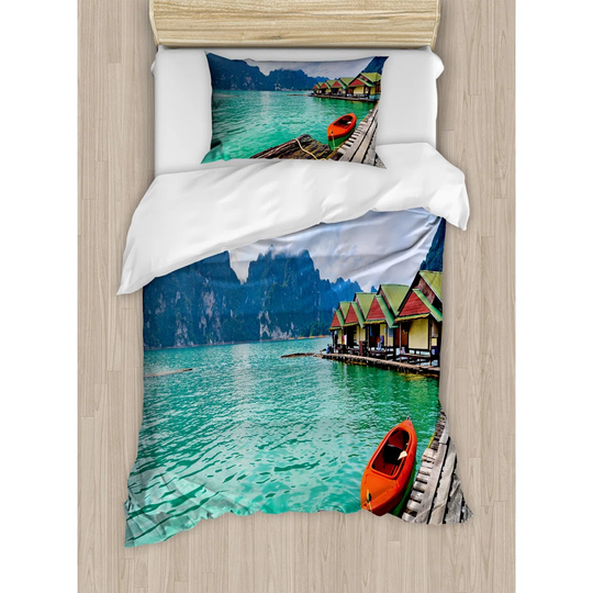Morethampstead 100% Polyester Duvet Cover Set
