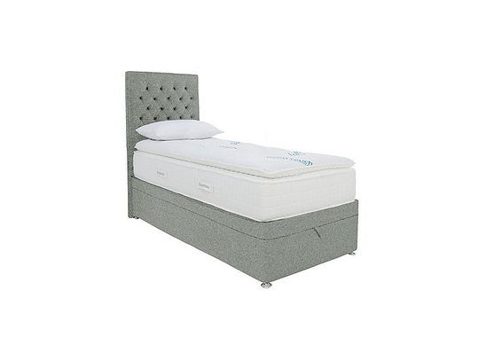 Sleepeezee - Geltouch Advanced 10000 End-Lift Ottoman Divan Set - Single - Green