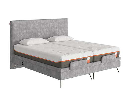 Surface Adjustable Bed - Super King - Silver