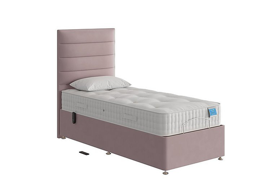 Sleep Story - Natural Comfort Adjustable Divan Bed - Small Single - Purple