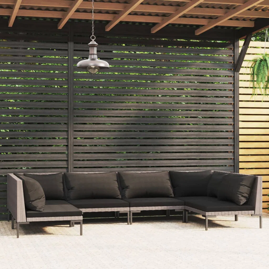 Learon 280Cm Wide Outdoor U-Shaped Garden Corner Sofa with Cushions