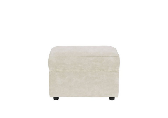 Legend Fabric Storage Footstool - Beige