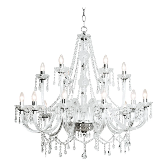 Katie 18 Light Crystal Chandelier