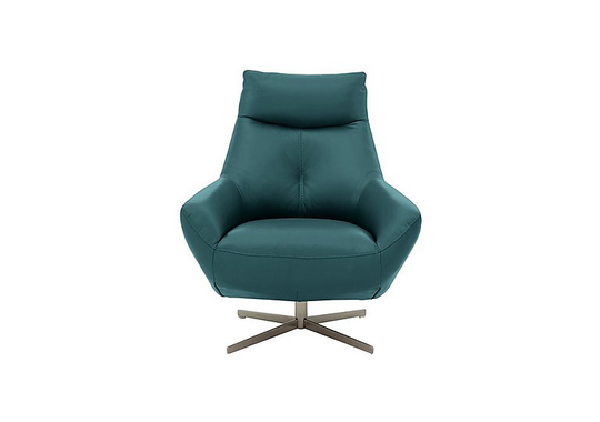 Galaxy Swivel Chair - Green- World of Leather