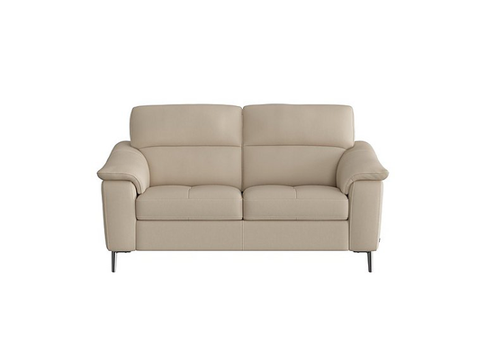 Nicoletti - Maldini 2 Seater Leather Sofa - Beige