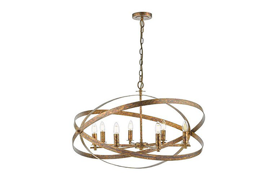 Nitya Copper 8 Light Pendant