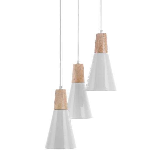 Amberly 3 - Light Cluster Cone Pendant