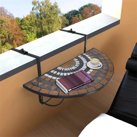 Folding Ceramic Coffee Table