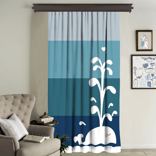 Alexus Track Insert Room Darkening Single Curtain